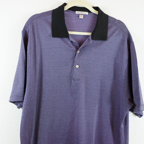 Peter‎ Millar 100% Cotton Polo Shirt Golf Resort Summer Sz XL - Picture 5 of 9